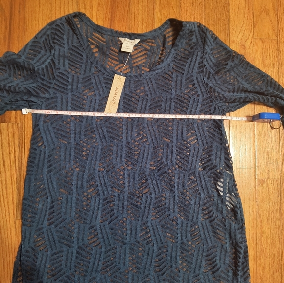 NWT Ariat Nori Tunic, Women's Size Small, Dark Blue - Picture 8 of 12